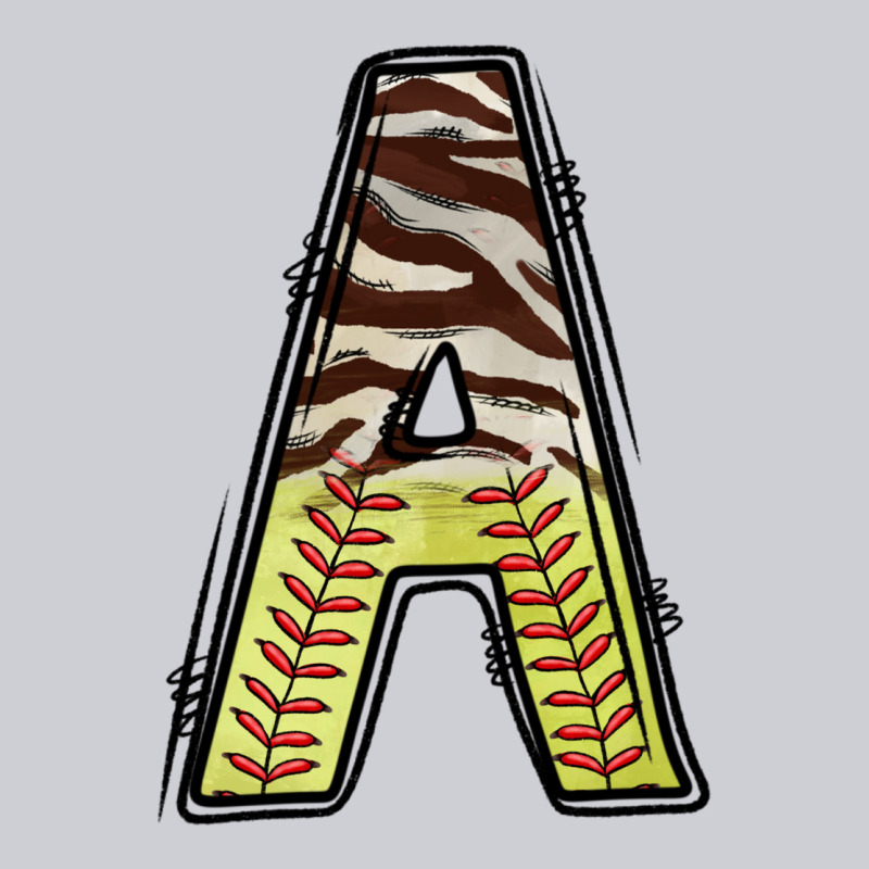 Softball Alphabet A Heavyweight Sweatshirt by CowhideDigitalArt | Teevron