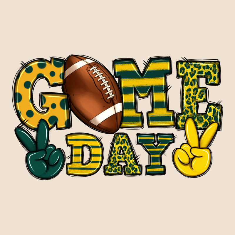 Game Day Yellow And Green Team Color Urban Heavy Tee by HowdyJamesFarm | Teevron