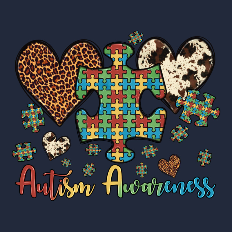 Autism Awareness Leopard Cowhide Herts Puzzle Premium Sweatshirt by Artiststas | Teevron