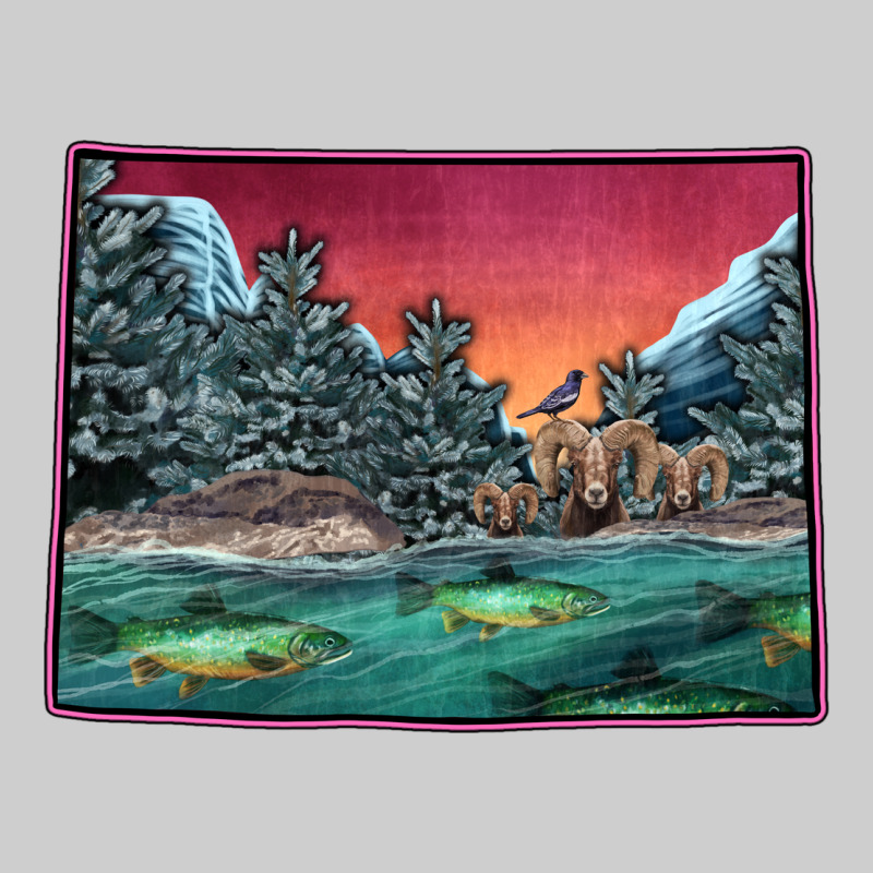 Colorado Scenery Map Premium Tee by Bettercallsaul | Teevron