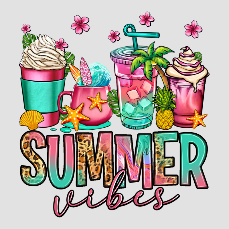 Summer Vibes Coffee Cups Premium Hoodie by Jasminsmagicworld | Teevron