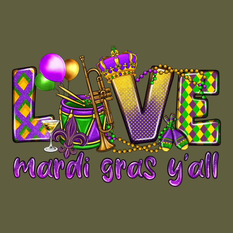 Love Mardi Gras Y'all Vintage Tee by HowdyJamesFarm | Teevron