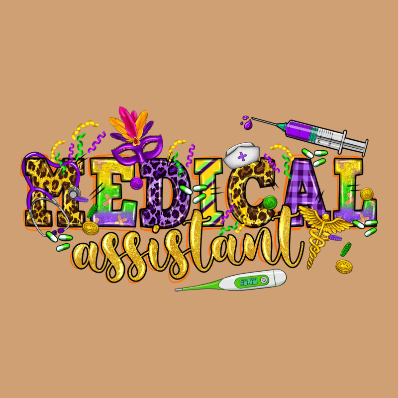Ma Medical Assistant Mardi Gras Vintage Tee by HowdyJamesFarm | Teevron