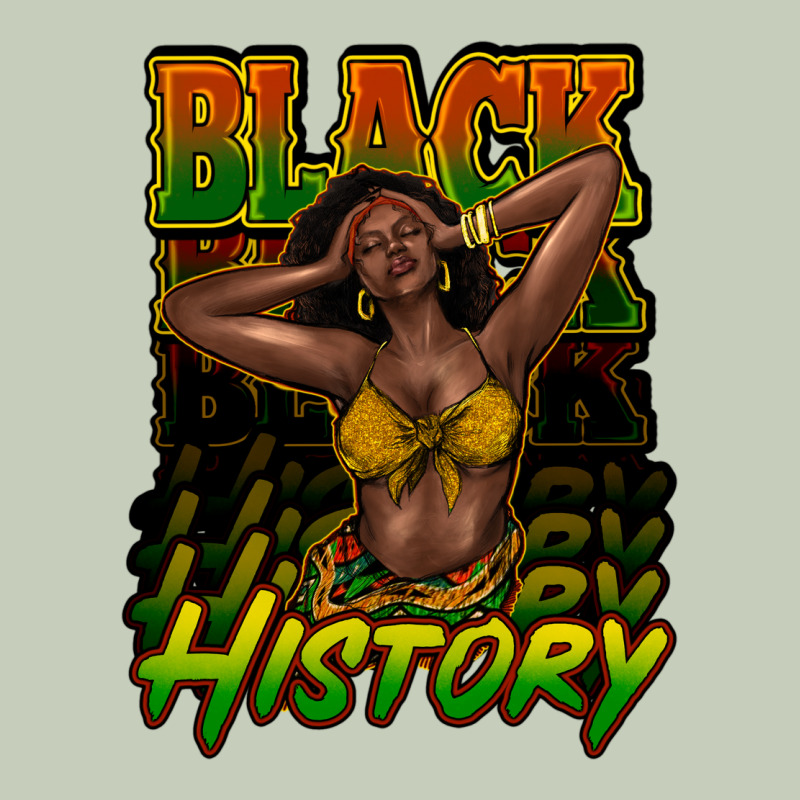 Black History Afro Woman Long Sleeve Tee by HowdyJamesFarm | Teevron