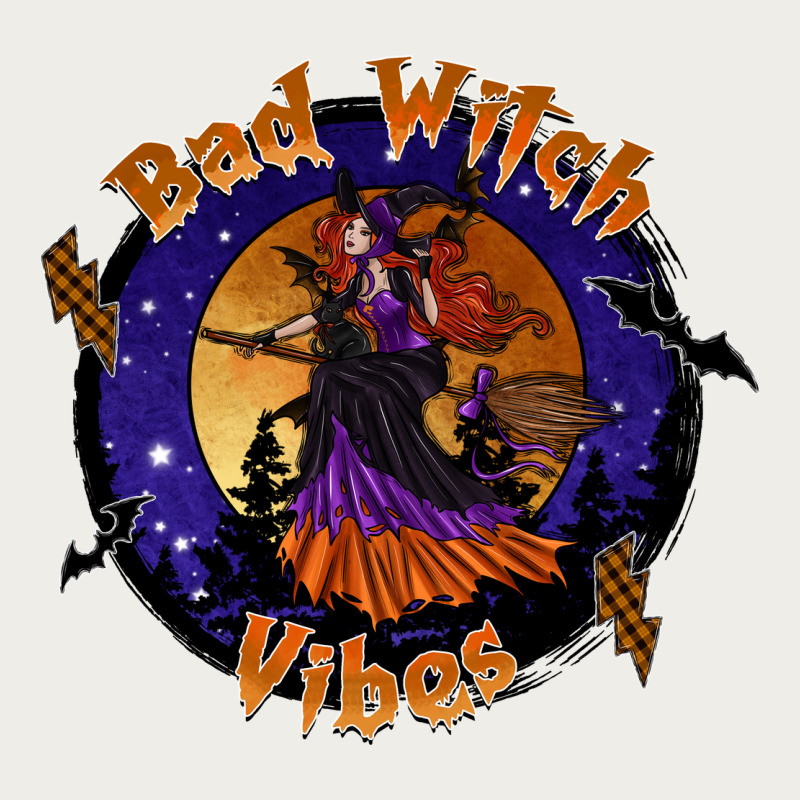 Bad Witch Vibes Zipper Hoodie by SublimationCraftShop | Teevron