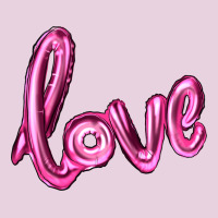 Valentine's Day Love Balloon Ladies Tee | Teevron