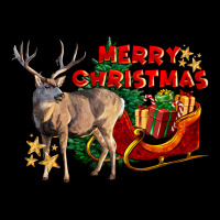 Merry Christmas Deer Heavy Core Tee | Teevron