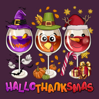 Hallothanksmas Wine Glasses Classic Tee | Teevron