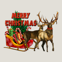 Merry Christmas Two Deers Heavy Core Tee | Teevron