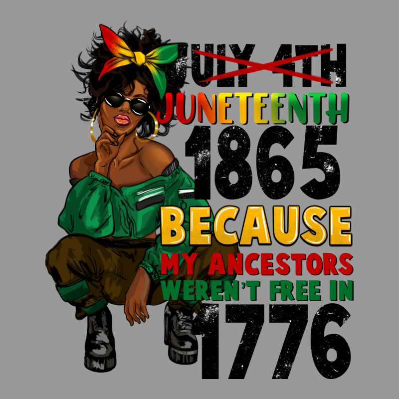 Juneteenth 1865 Because My Ancestors Vintage Hoodie by CowGirlArtShop | Teevron