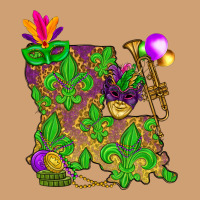 Louisiana Map Mardi Gras Vintage Tee | Teevron