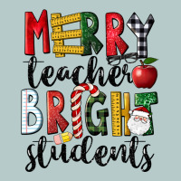 Merry Teacher Bright Students Christmas Heavy Core Tee | Teevron