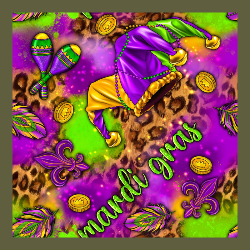 Mardi Gras And Jester Hat Seamless Pattern Vintage Tee by HowdyJamesFarm | Teevron