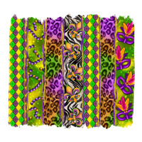 Mardi Gras brushstroke | Teevron