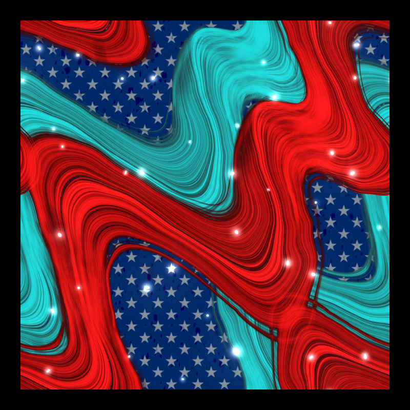 American Flag Stripes Seamless Pattern Heavyweight Sweatshirt by BundleAndBundleShop | Teevron