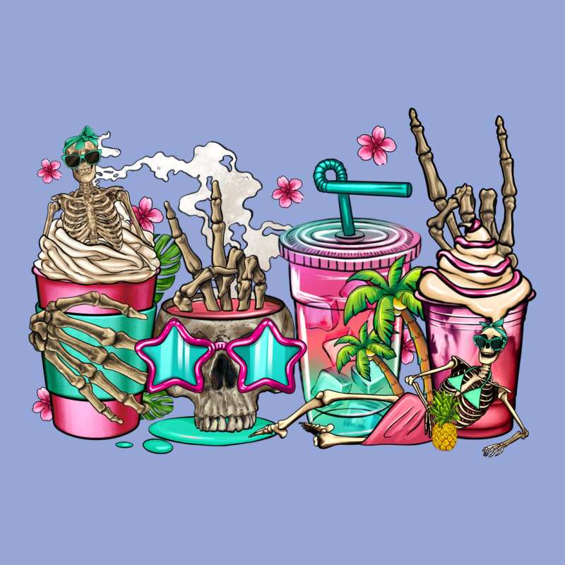 Skeleton Summer Coffee Cups Classic Tee by Jasminsmagicworld | Teevron