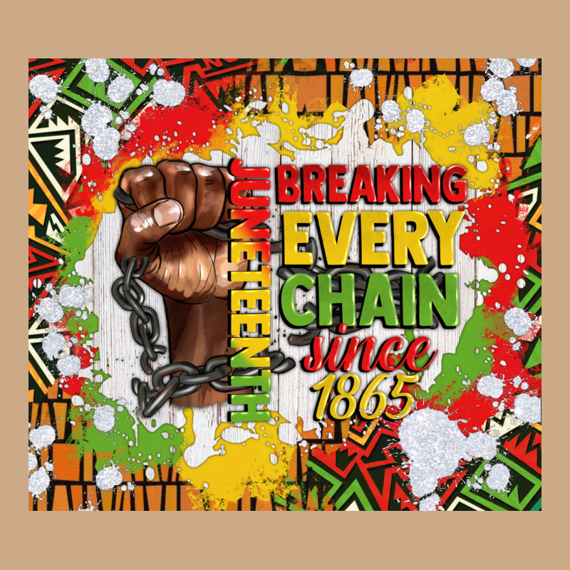 Juneteenth Breaking Every Chain Since 1865 Vintage Hoodie by CowGirlArtShop | Teevron