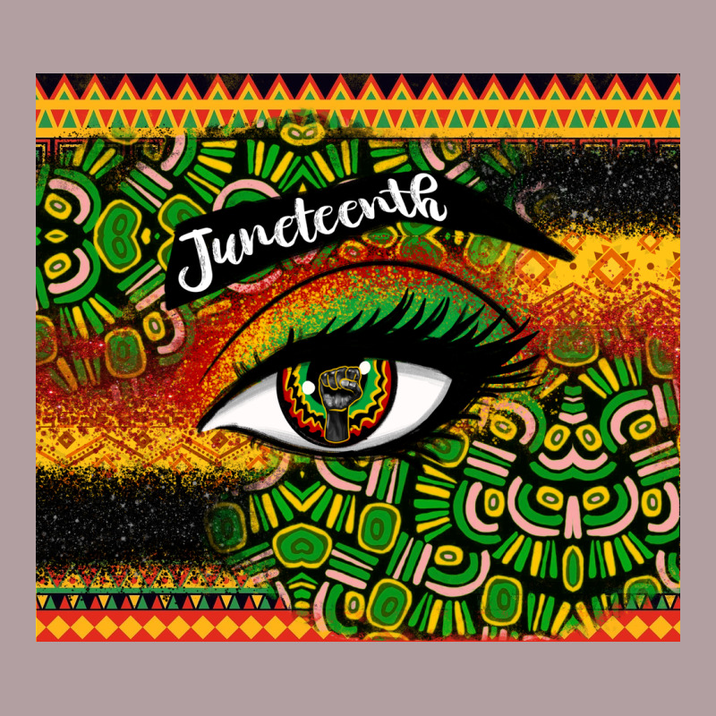Juneteenth Eyelash Vintage Hoodie by CowGirlArtShop | Teevron