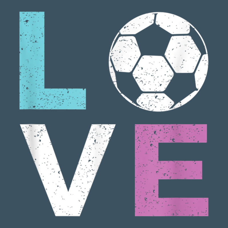Soccer Gift For Girls Women I Love Soccer Vintage Urban Heavy Tee by minhPixels | Teevron