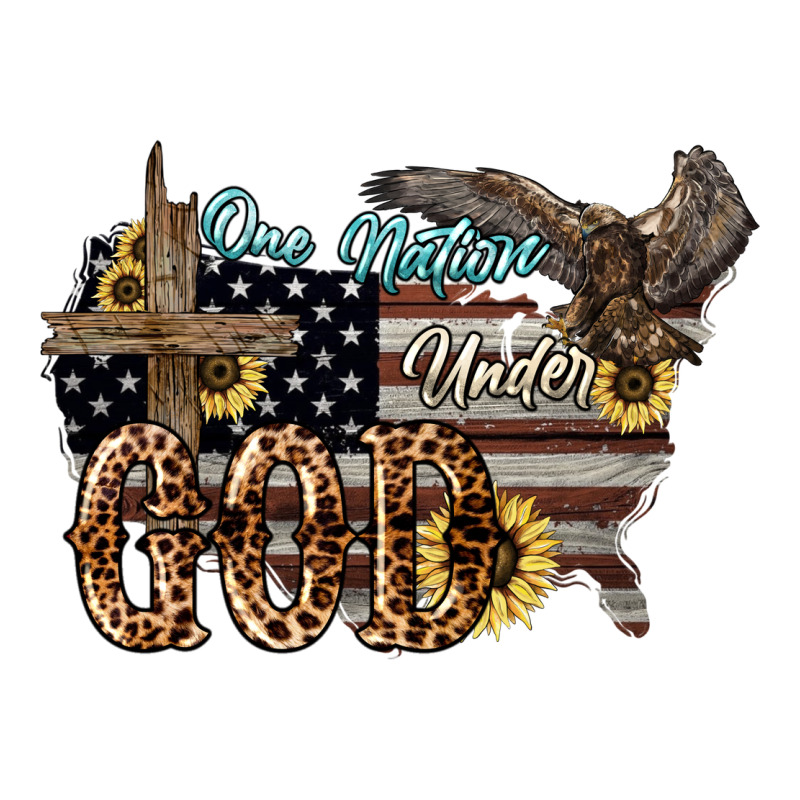 One Nation Under God 4th Of July Long Sleeve Tee by HowdyJamesFarm | Teevron