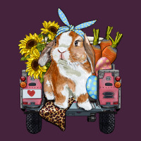 Easter Truck With Bunny Sunflowers And Eggs Premium Tee | Teevron