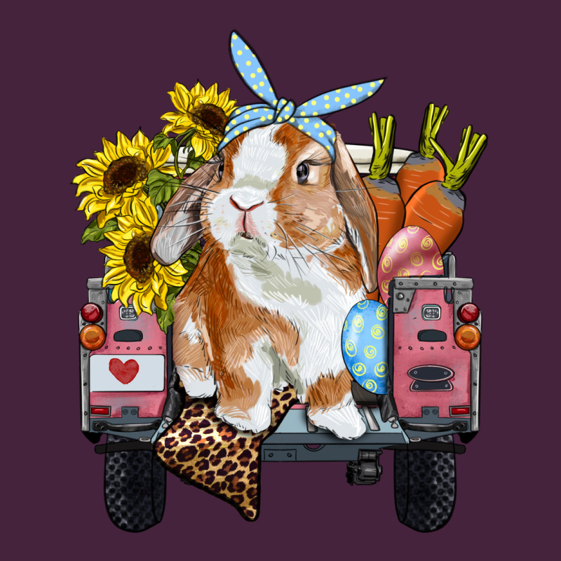 Easter Truck With Bunny Sunflowers And Eggs Premium Tee by RanaPortraitStore | Teevron