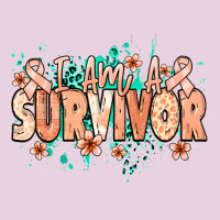 I Am A Survivor Peach Ribbon Classic Tee | Teevron