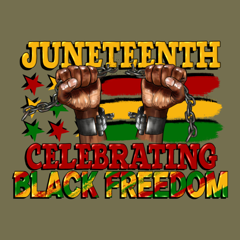 Juneteenth Celebrating Black Freedom Vintage Hoodie by CowGirlArtShop | Teevron