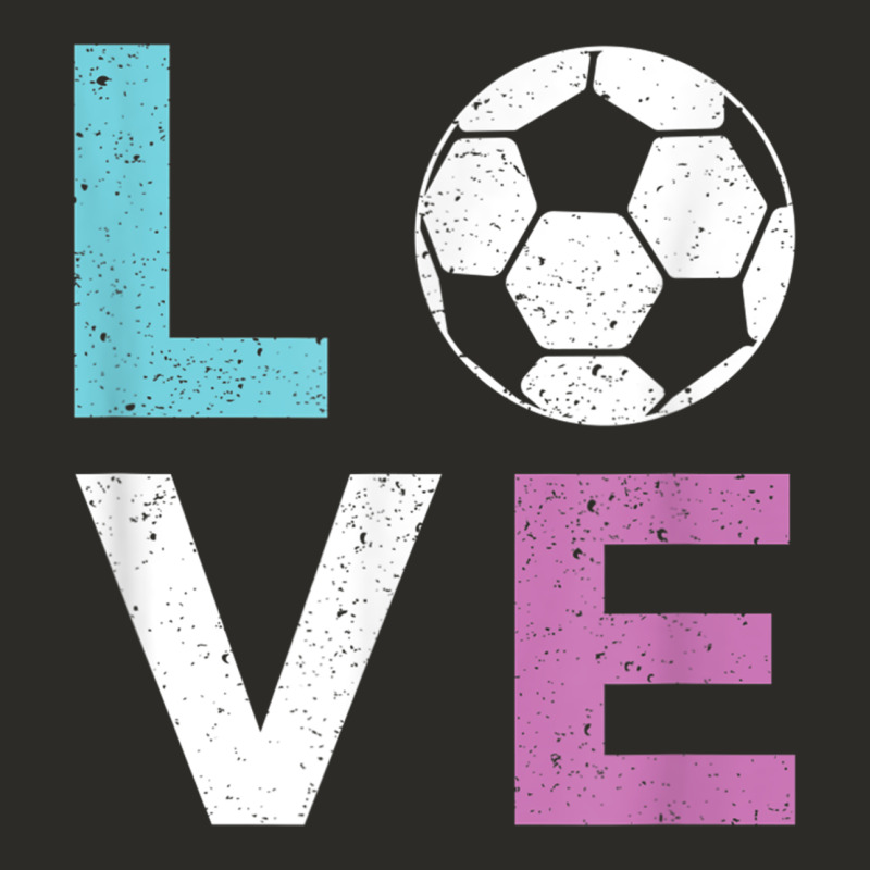 Soccer Gift For Girls Women I Love Soccer Vintage Heavy Core Tee by minhPixels | Teevron