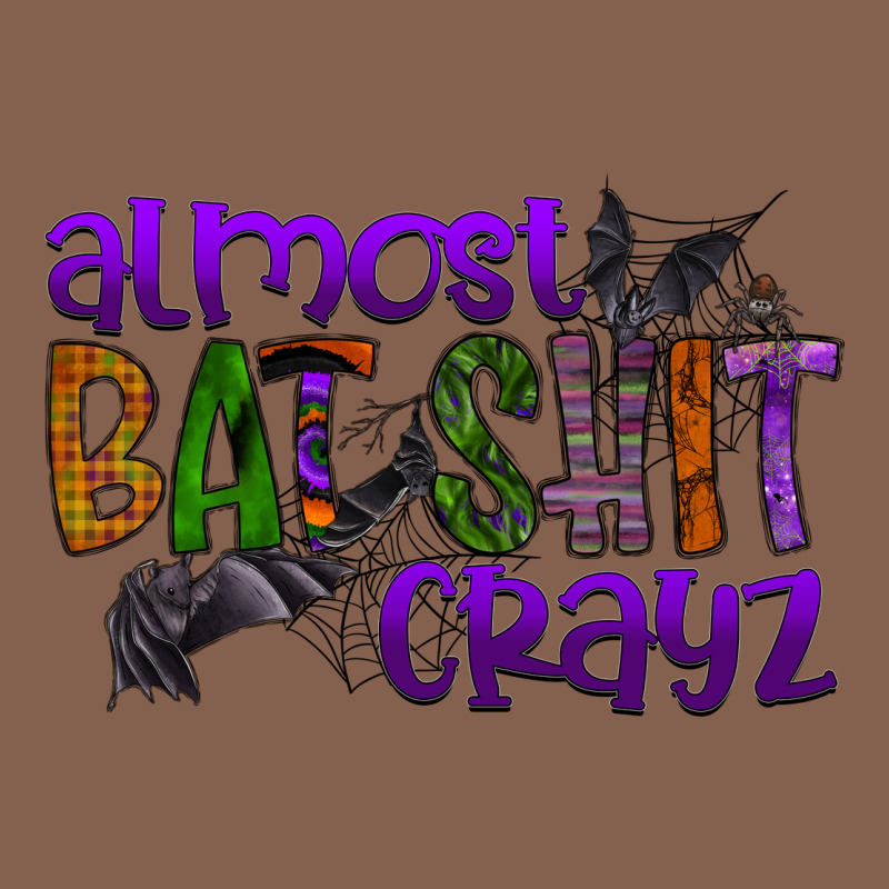 Almost Bat Shit Crayz Zipper Hoodie by SublimationCraftShop | Teevron