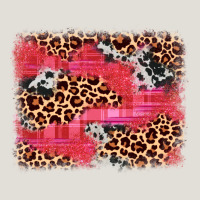 Valentine's Day Cowhide Leopard Background Heavy Core Tee | Teevron