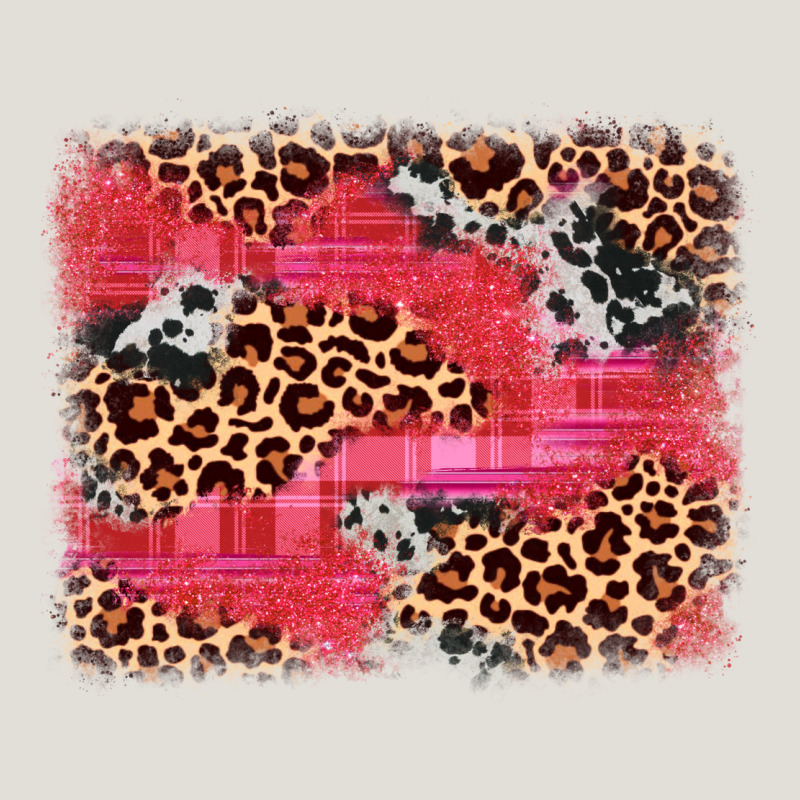 Valentine's Day Cowhide Leopard Background Heavy Core Tee by JahusDesignShop | Teevron