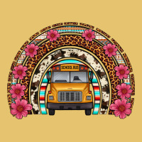 School Bus Leopard Cowhide Rainbow Premium Sweatshirt | Teevron