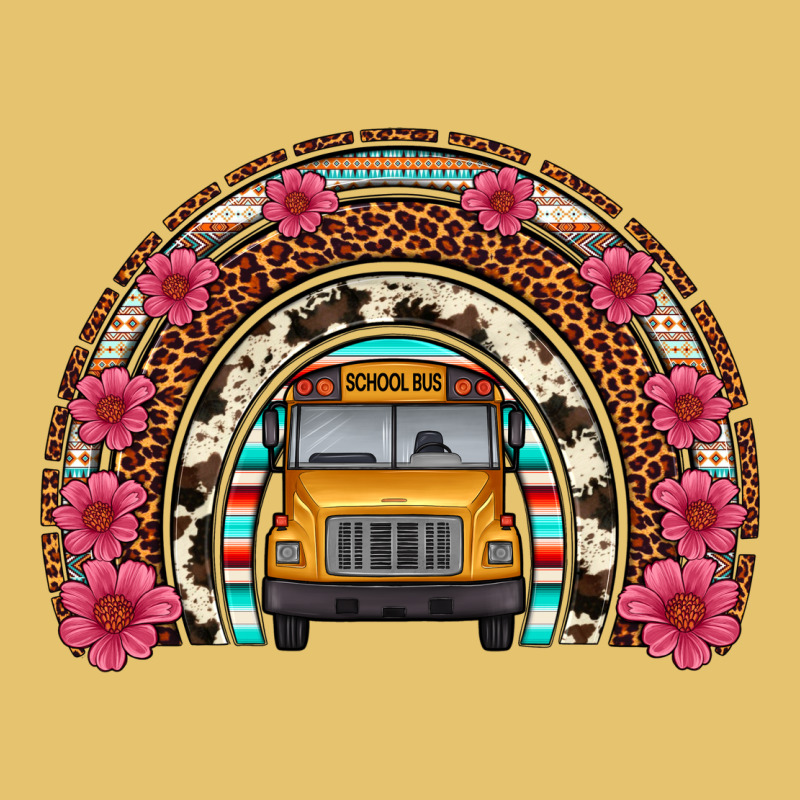 School Bus Leopard Cowhide Rainbow Premium Sweatshirt by Artiststas | Teevron