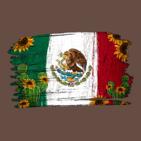 Cactus Sunflower Mexican Flag Long Sleeve Tee | Teevron