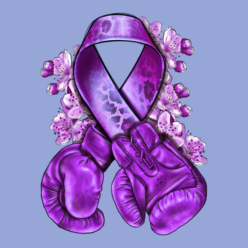 Purple Ribbon With Boxing Gloves Classic Tee by NancyCooperArtShop | Teevron