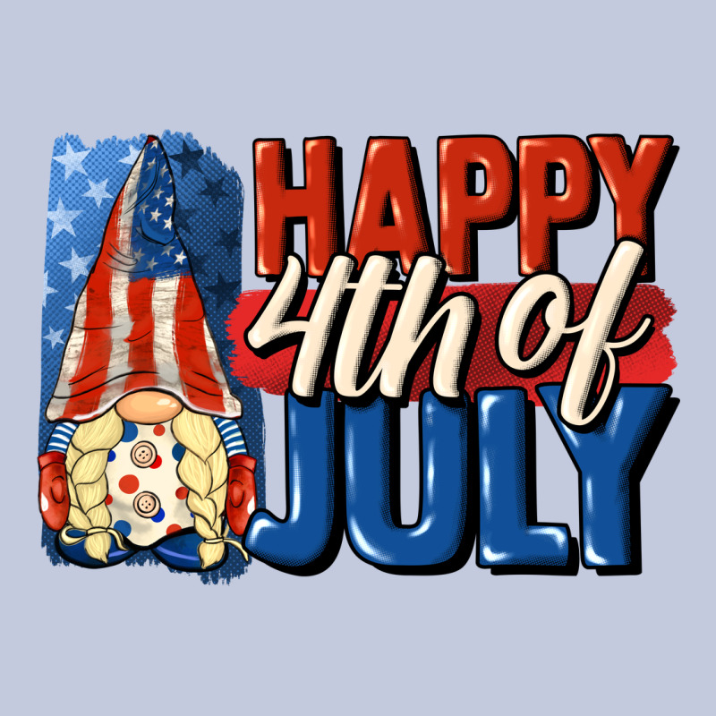 Happy 4th Of July Gnome Long Sleeve Tee by CowGirlArtShop | Teevron