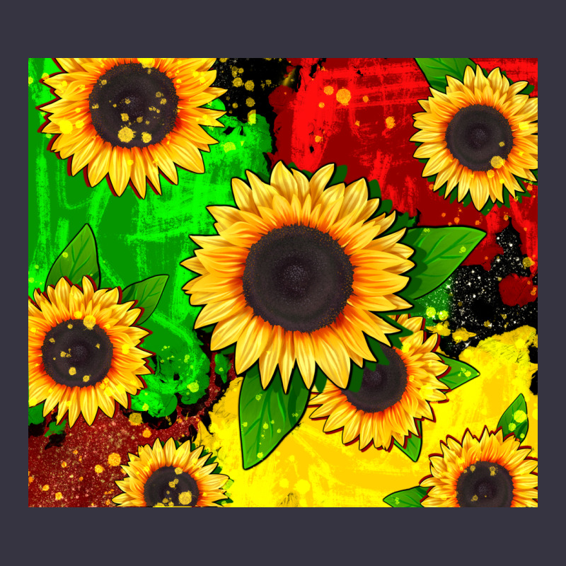 Juneteenth Sunflowers Vintage Hoodie by CowGirlArtShop | Teevron