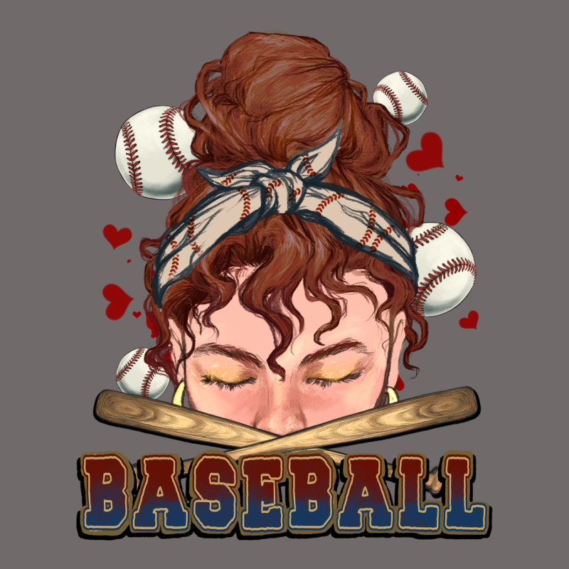 Messy Bun Baseball Urban Heavy Tee by HowdyJamesFarm | Teevron