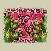 Valentine's Day Cactus Background Heavy Core Tee | Teevron
