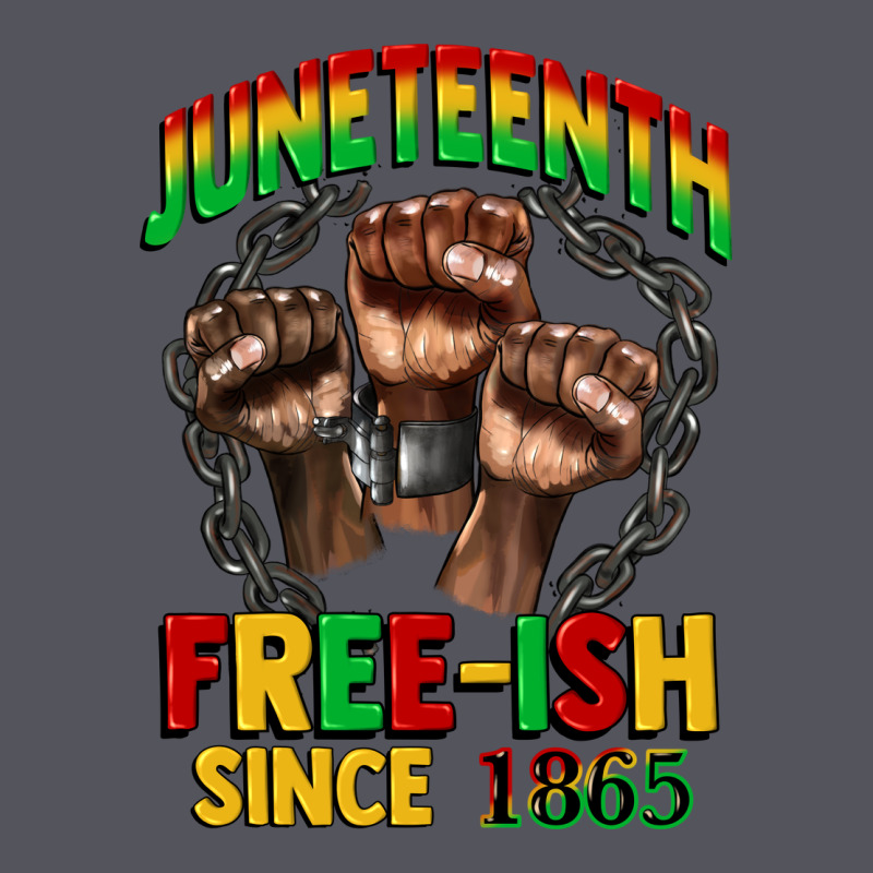 Juneteenth Free Ish Since 1865 Vintage Hoodie by CowGirlArtShop | Teevron
