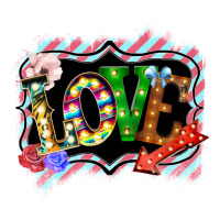 Love Frame Digital Valentines Day Ladies Tee | Teevron