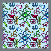 Science Teacher Seamless Pattern Heavyweight Sweatshirt | Teevron