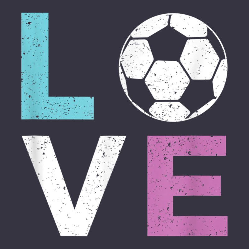Soccer Gift For Girls Women I Love Soccer Vintage Vintage Hoodie by minhPixels | Teevron