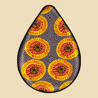 African Fabric Pattern Teardrop Earrings 5 Premium Hoodie | Teevron