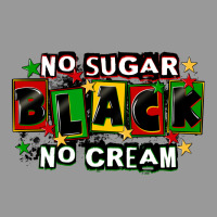 No Sugar No Cream Black Vintage Hoodie | Teevron