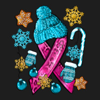 Winter Breast Cancer Ribbon Classic Tee | Teevron