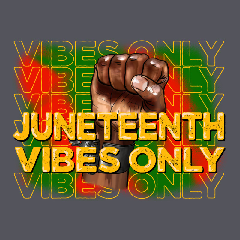 Juneteenth Vibes Only Vintage Hoodie by CowGirlArtShop | Teevron