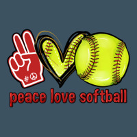 Peace Love Softball Urban Heavy Tee | Teevron