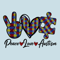 Peace Love Autism Ladies Tee | Teevron